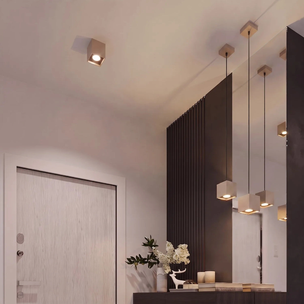
Lampada da parete di design «Quad» a 1 luce - Talpa