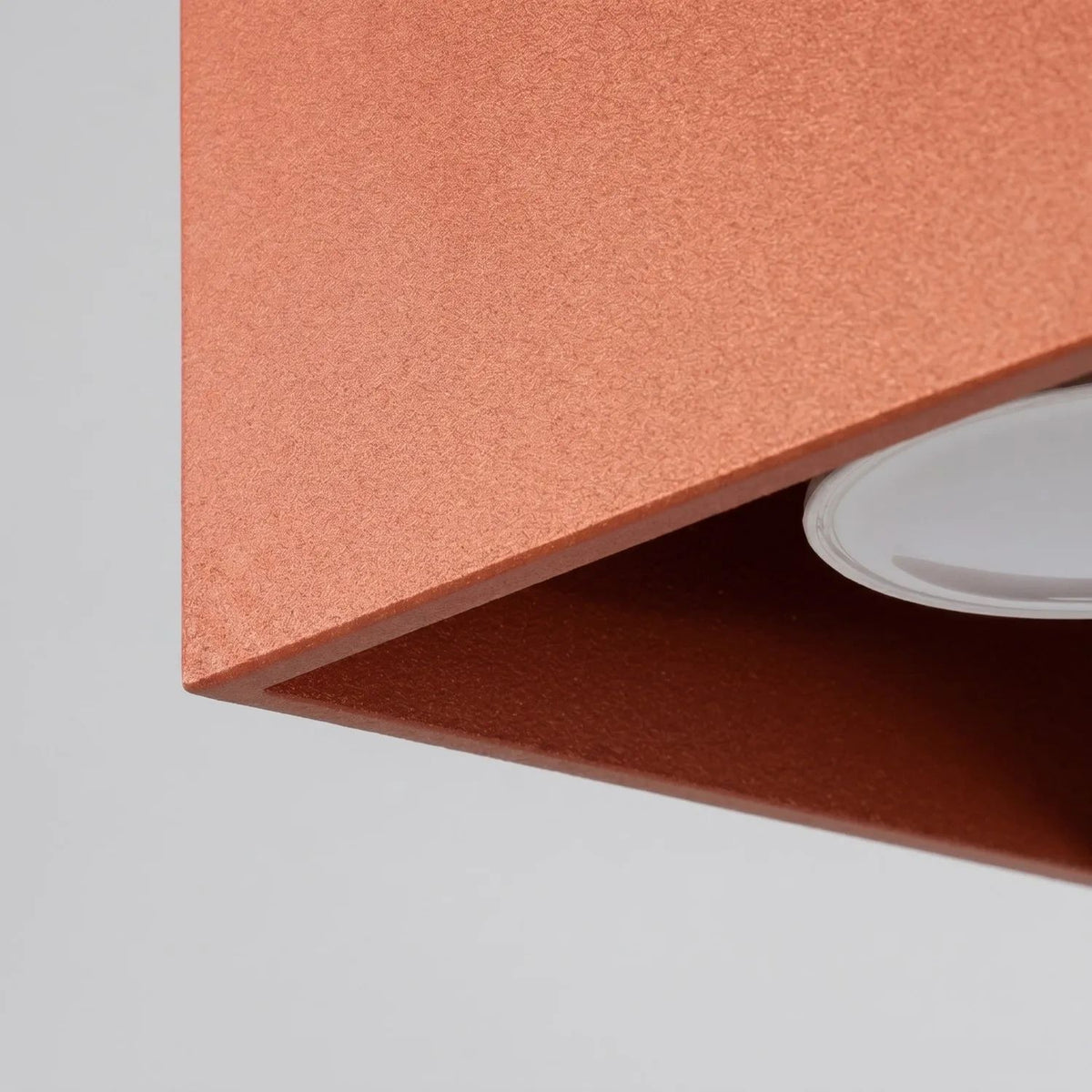 
Lampada da soffitto di design «Quad» - a 1 luce - Rosso ocra