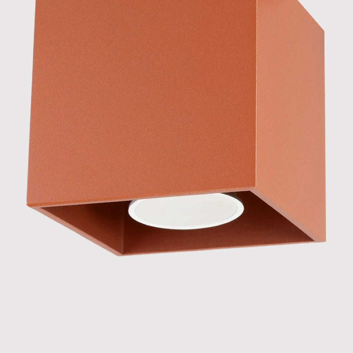 
Lampada da soffitto di design «Quad» - a 1 luce - Rosso ocra