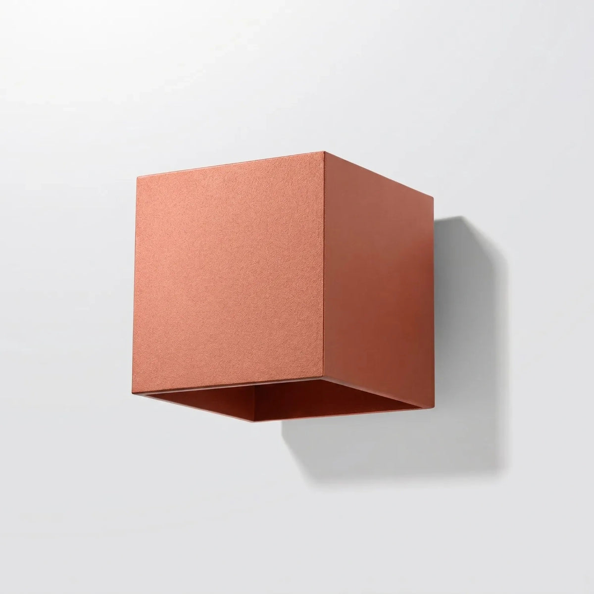 
Lampada da parete di design «Quad» a 1 luce - Rosso ocra