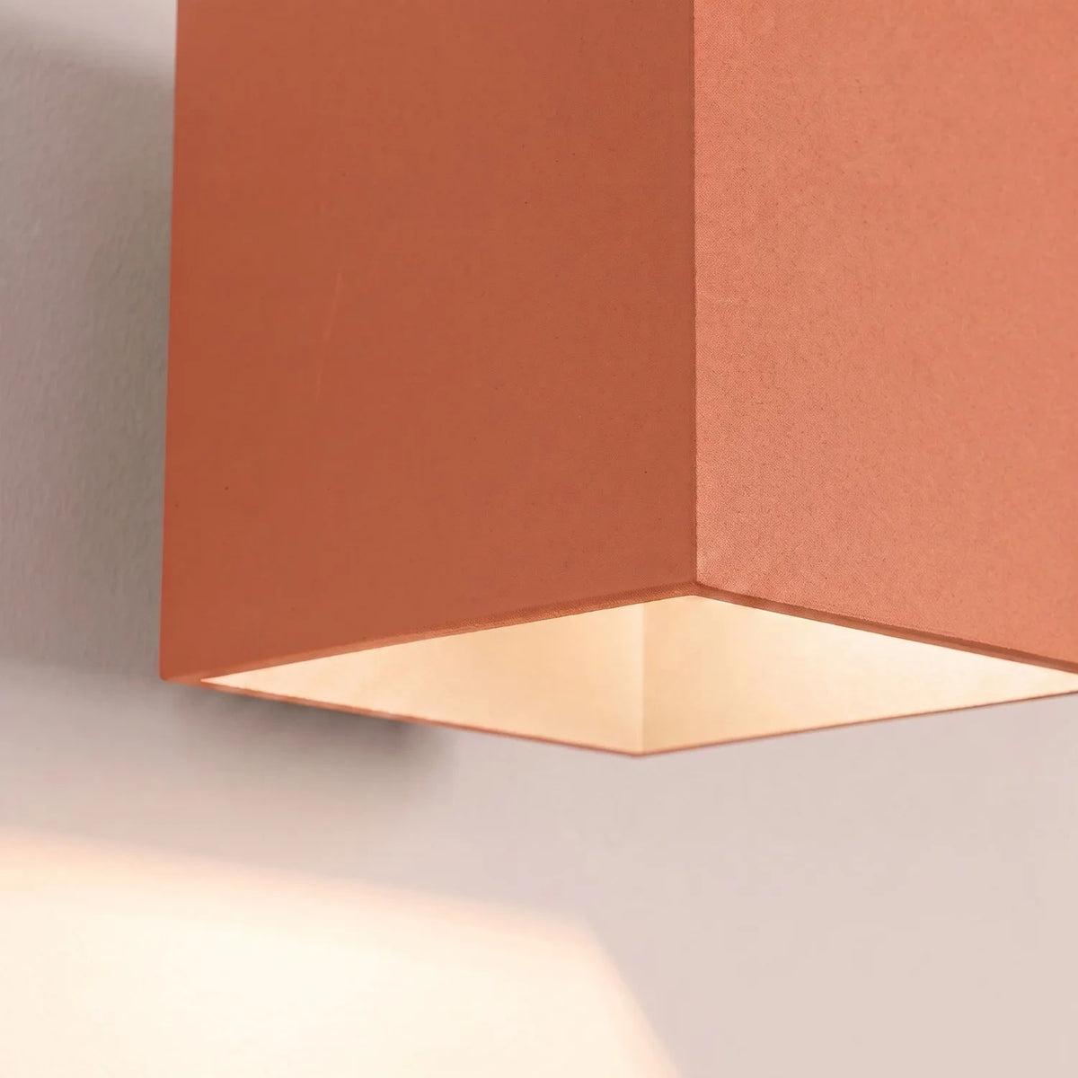 
Lampada da parete di design «Quad» a 1 luce - Rosso ocra