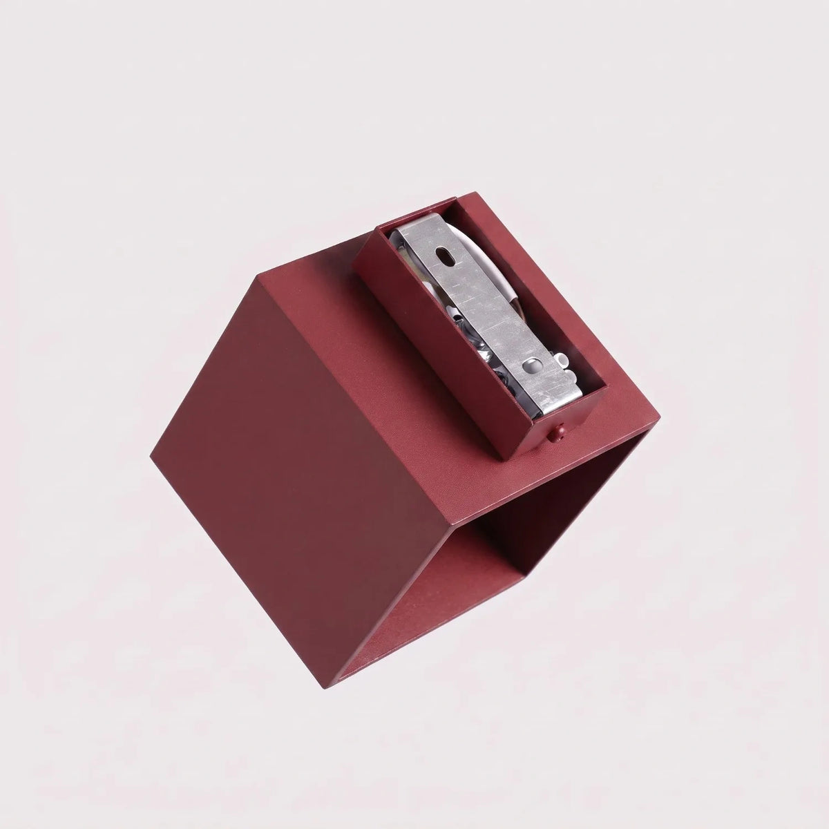 
Lampada da parete di design «Quad» a 1 luce - Rosso bordeaux