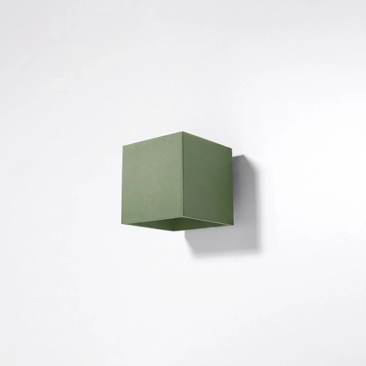 
Lampada da parete di design «Quad» a 1 luce - Verde oliva