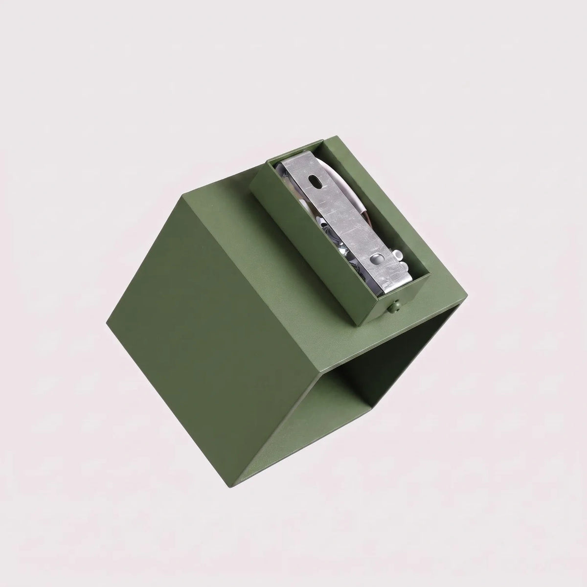 
Lampada da parete di design «Quad» a 1 luce - Verde oliva