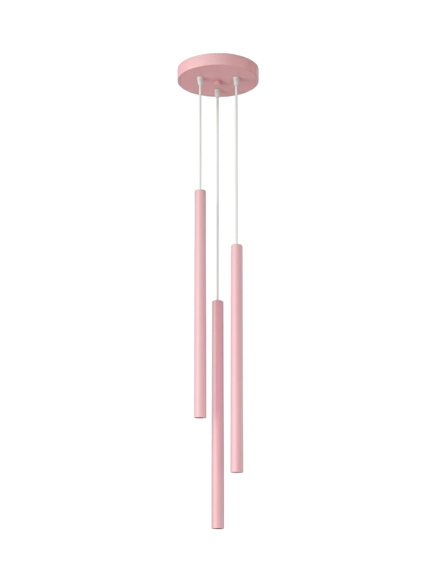
Design Pendellampe „Pastelo“ 3-flammig - Rosa