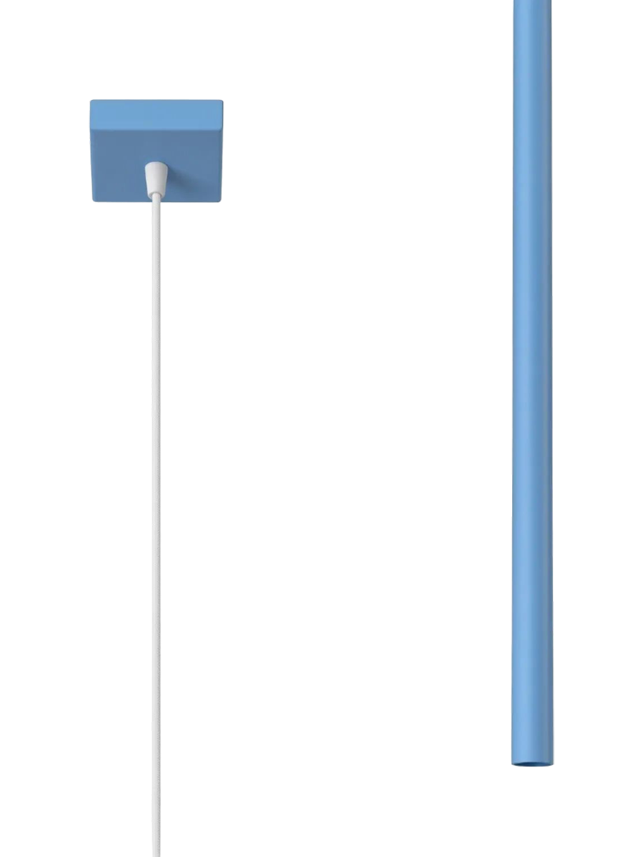 
Lampada a sospensione di design «Pastelo», a 1 luce - Azzurro chiaro