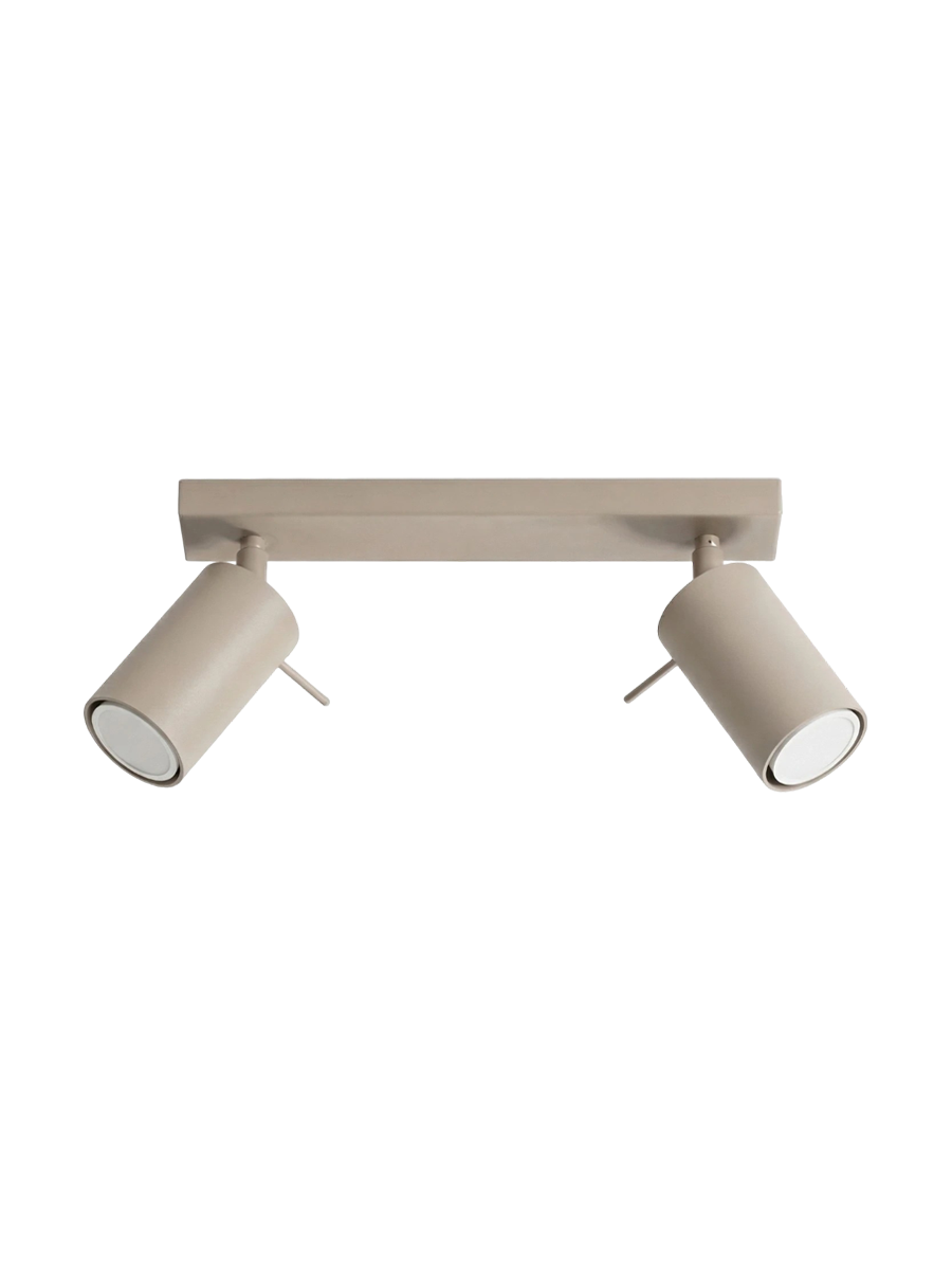 
Design Deckenlampe „Ring“ 2-flammig - Salbeigrün