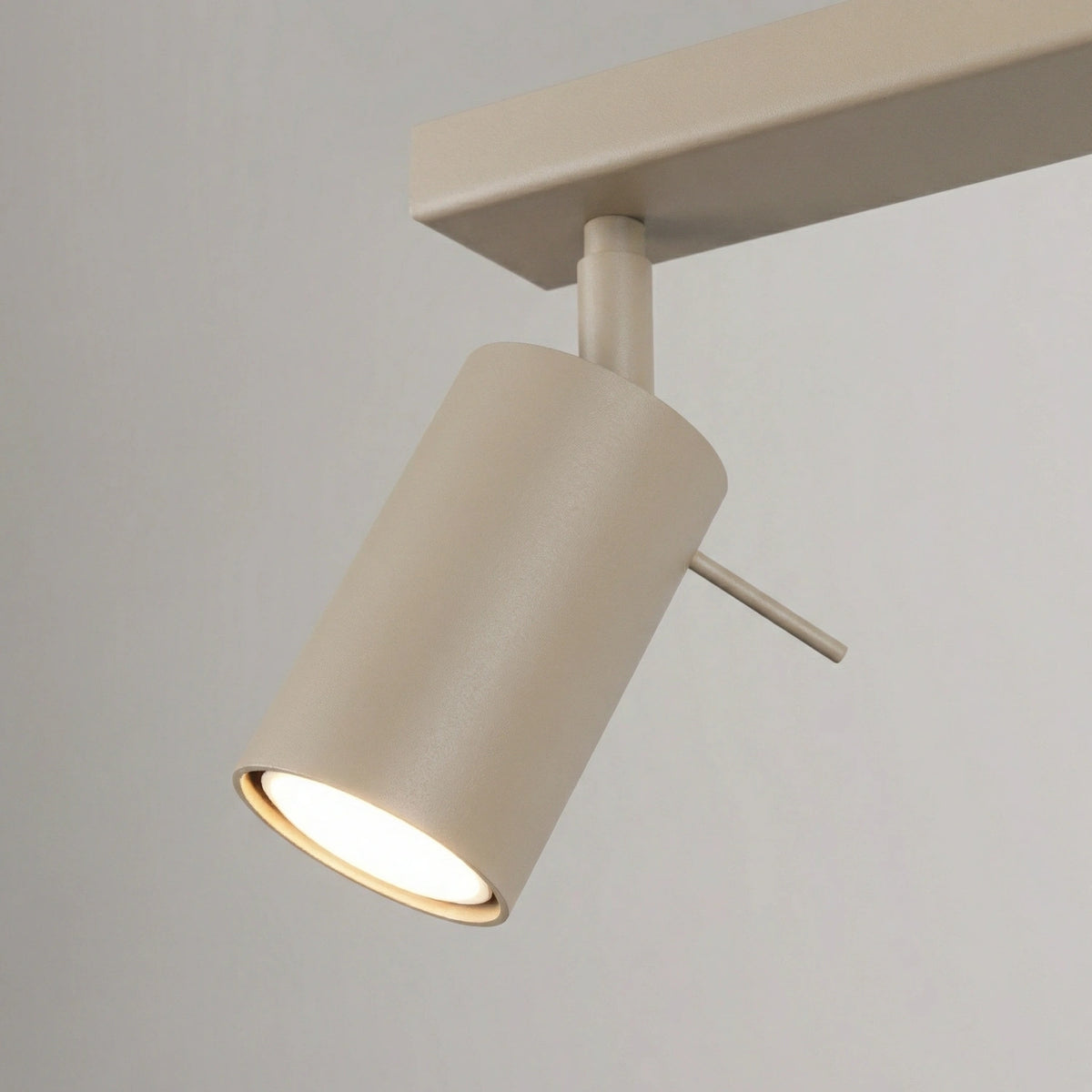 
Design Deckenlampe „Ring“ 2-flammig - Taupe