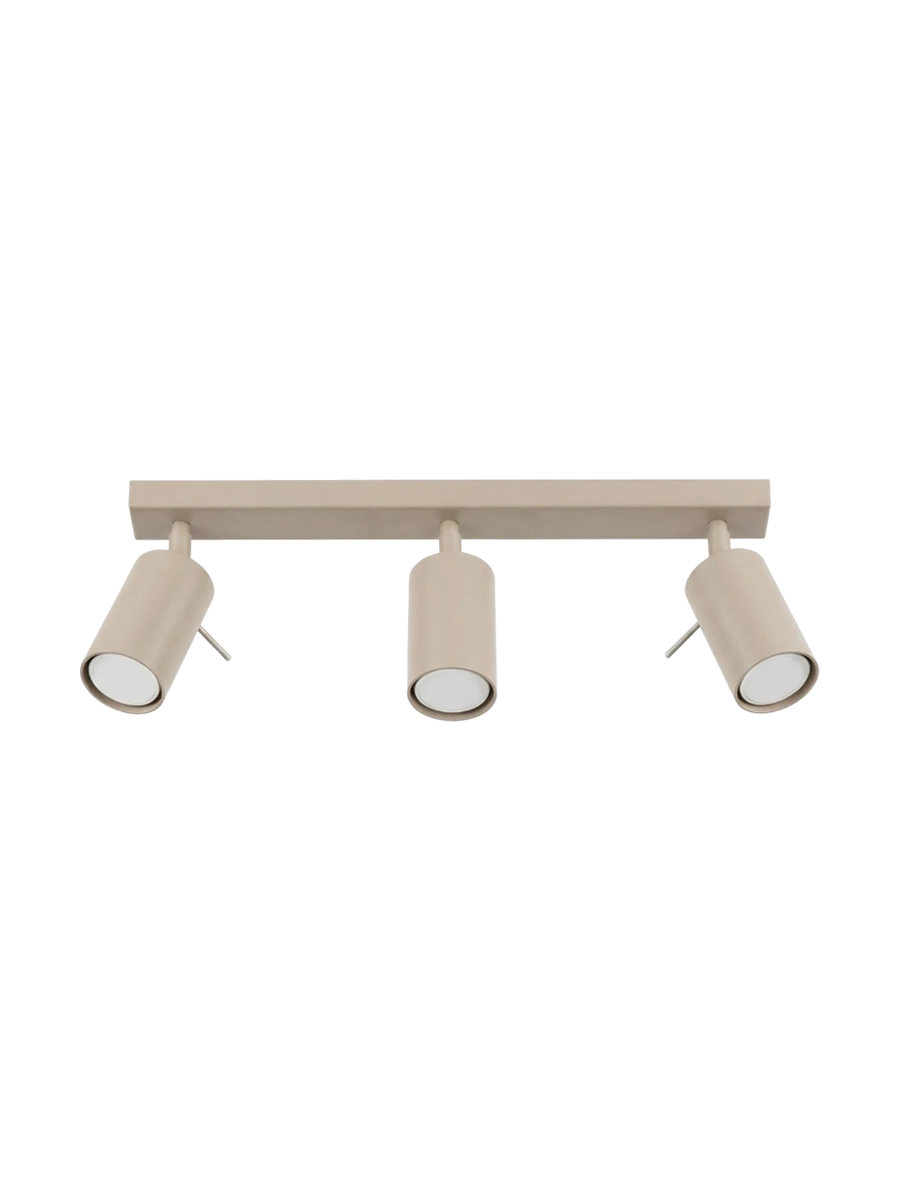 
Design Deckenlampe „Ring“ 3-flammig - Beige