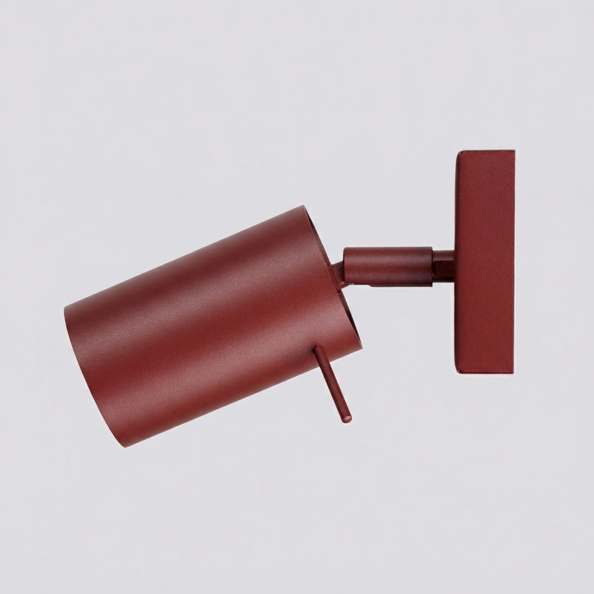 
Design Wandlampe „Ring“ - Burgundrot