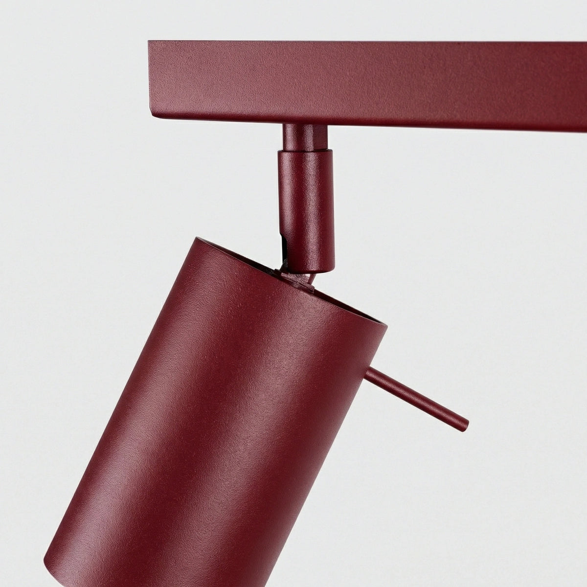 
Design Deckenlampe „Ring“ 2-flammig - Burgundrot