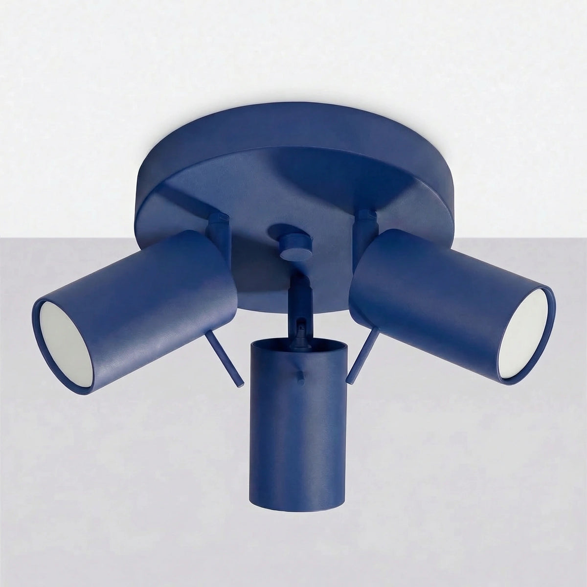 
Runde Design Deckenlampe „Ring“ 3-flammig - Ultramarine