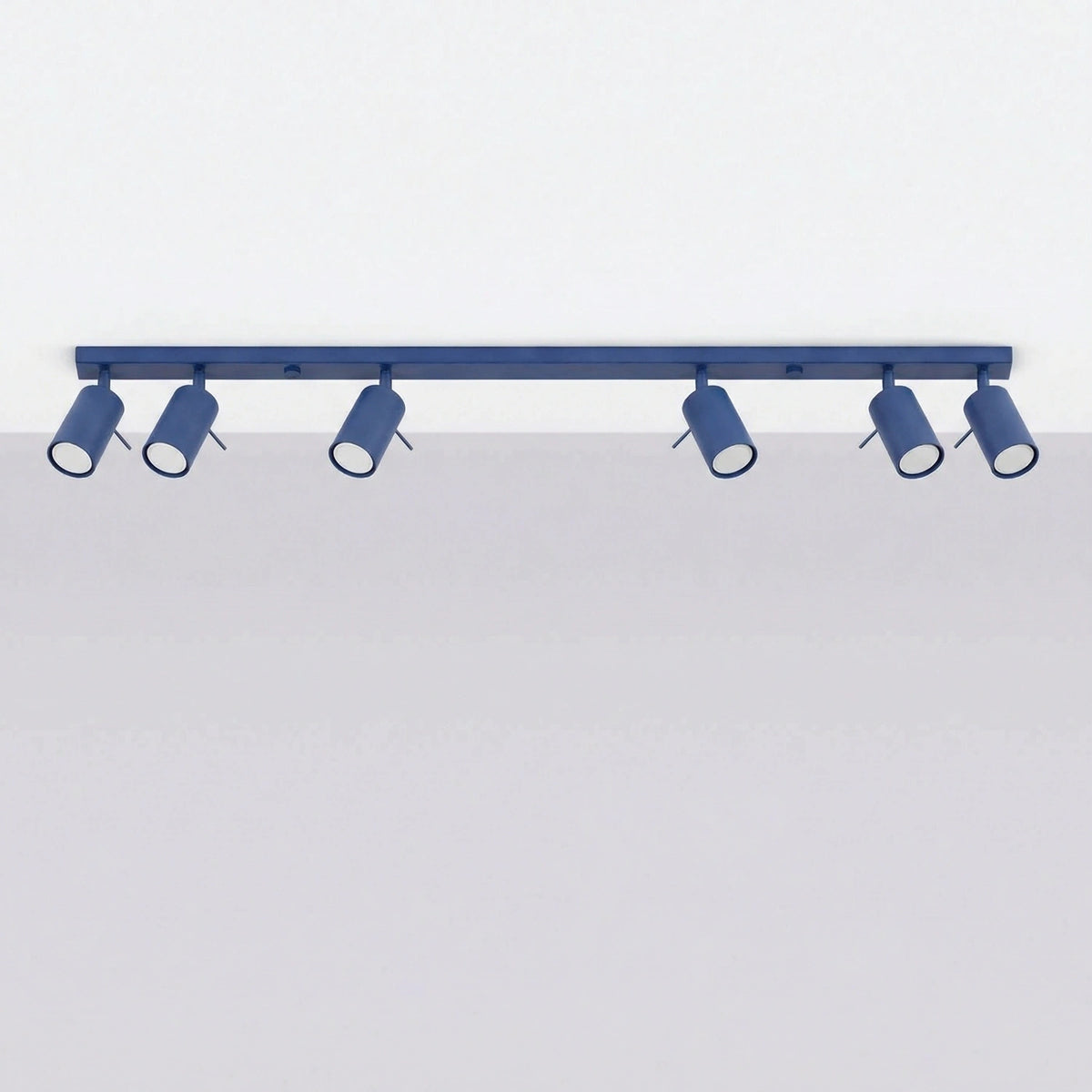 
Design Deckenlampe „Ring“ 6-Flammig (linear) - Ultramarine