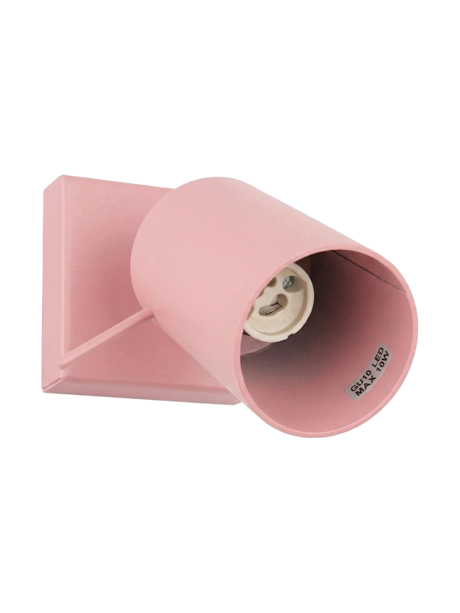 
Design Wandlampe „Ring“ - Rosa