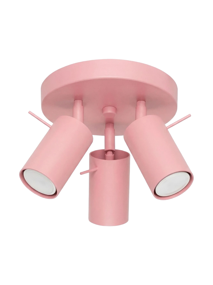 
Runde Design Deckenlampe „Ring“ 3-flammig - Salbeigrün