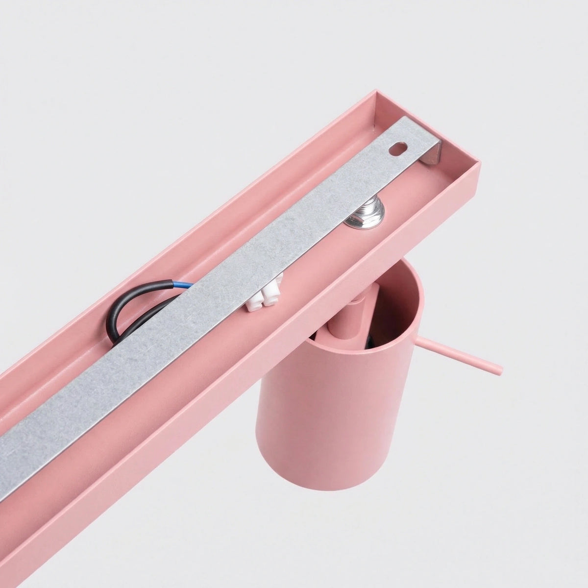 
Design Deckenlampe „Ring“ 4-flammig (linear) - Rosa