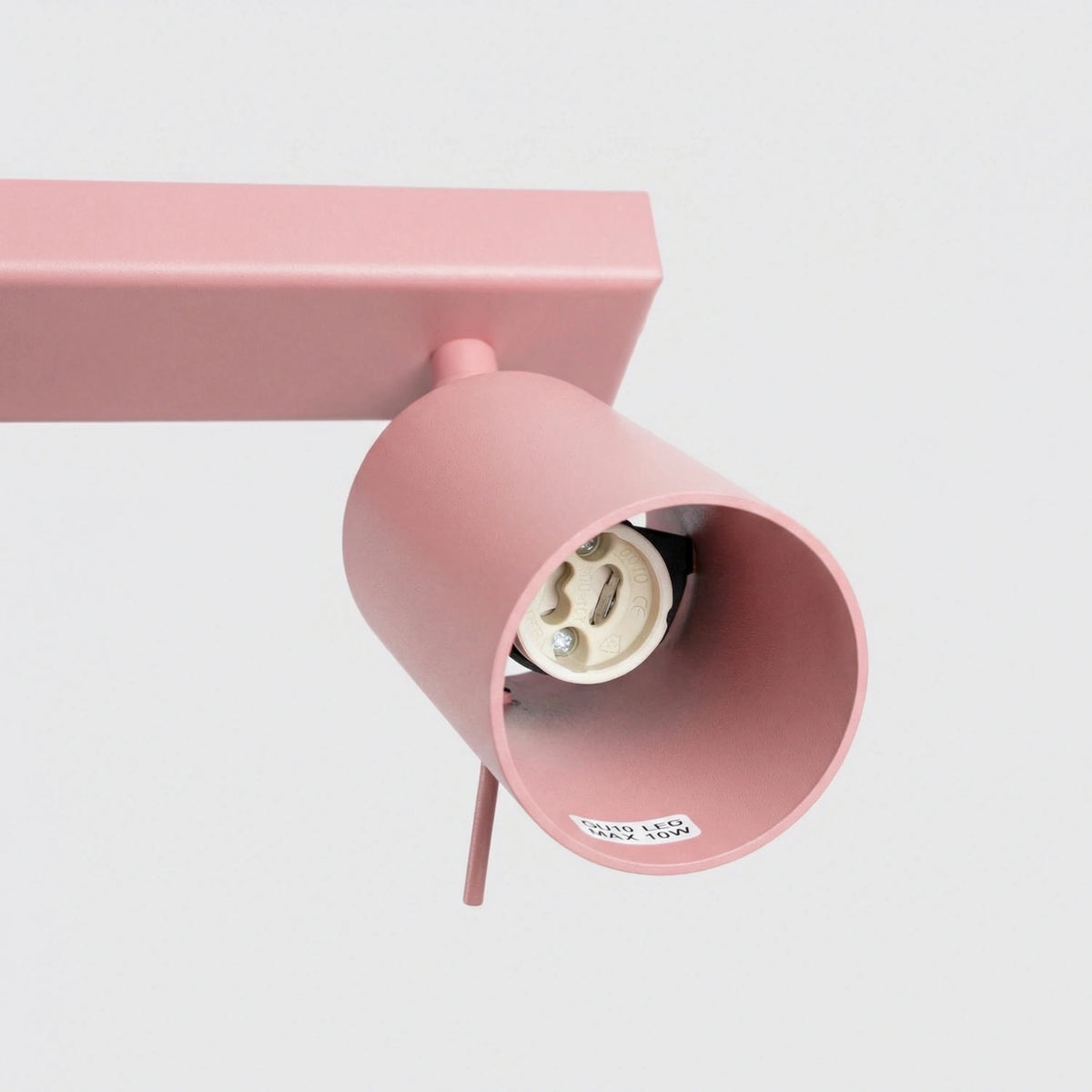 
Design Deckenlampe „Ring“ 6-Flammig (linear) - Rosa