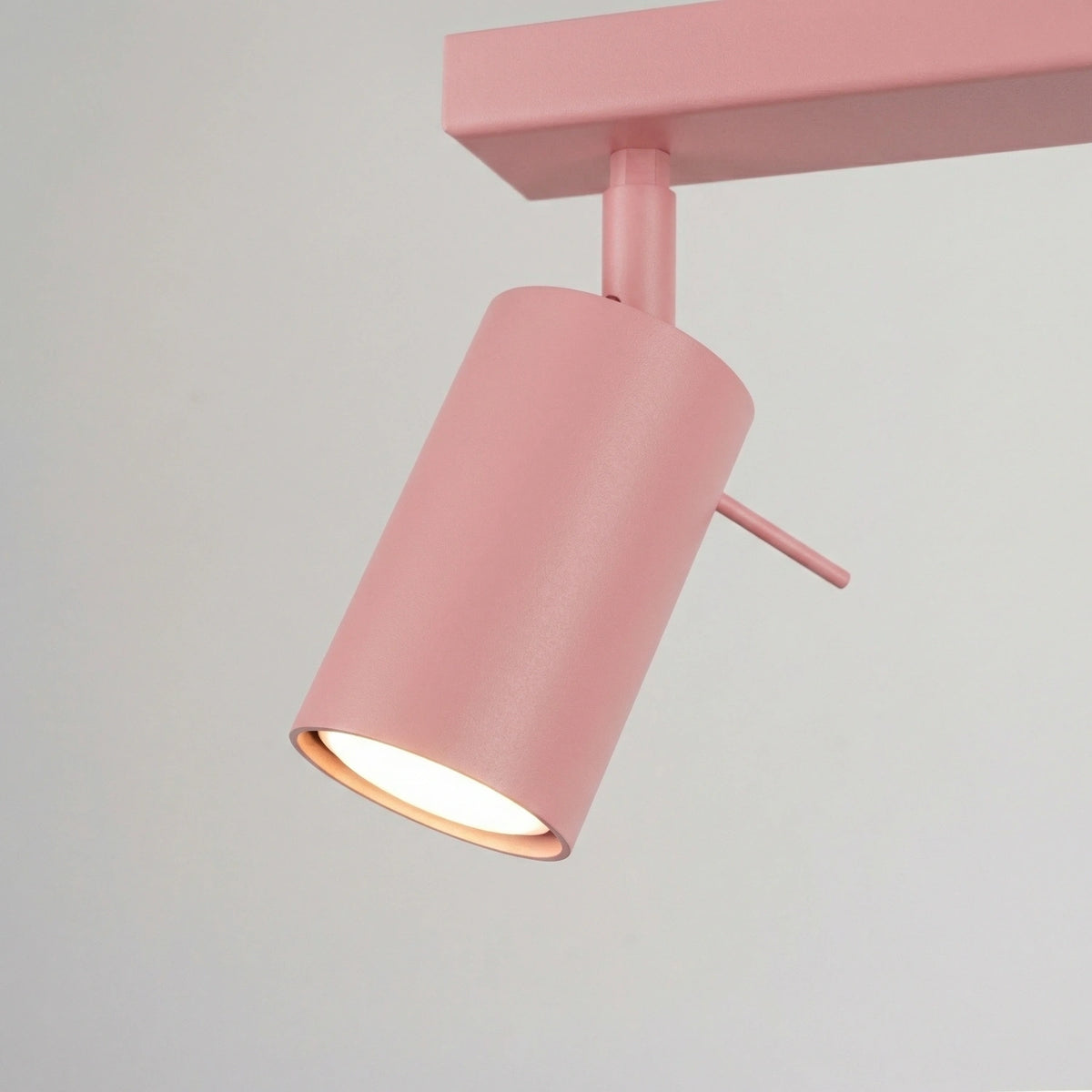 
Design Deckenlampe „Ring“ 6-Flammig (linear) - Rosa