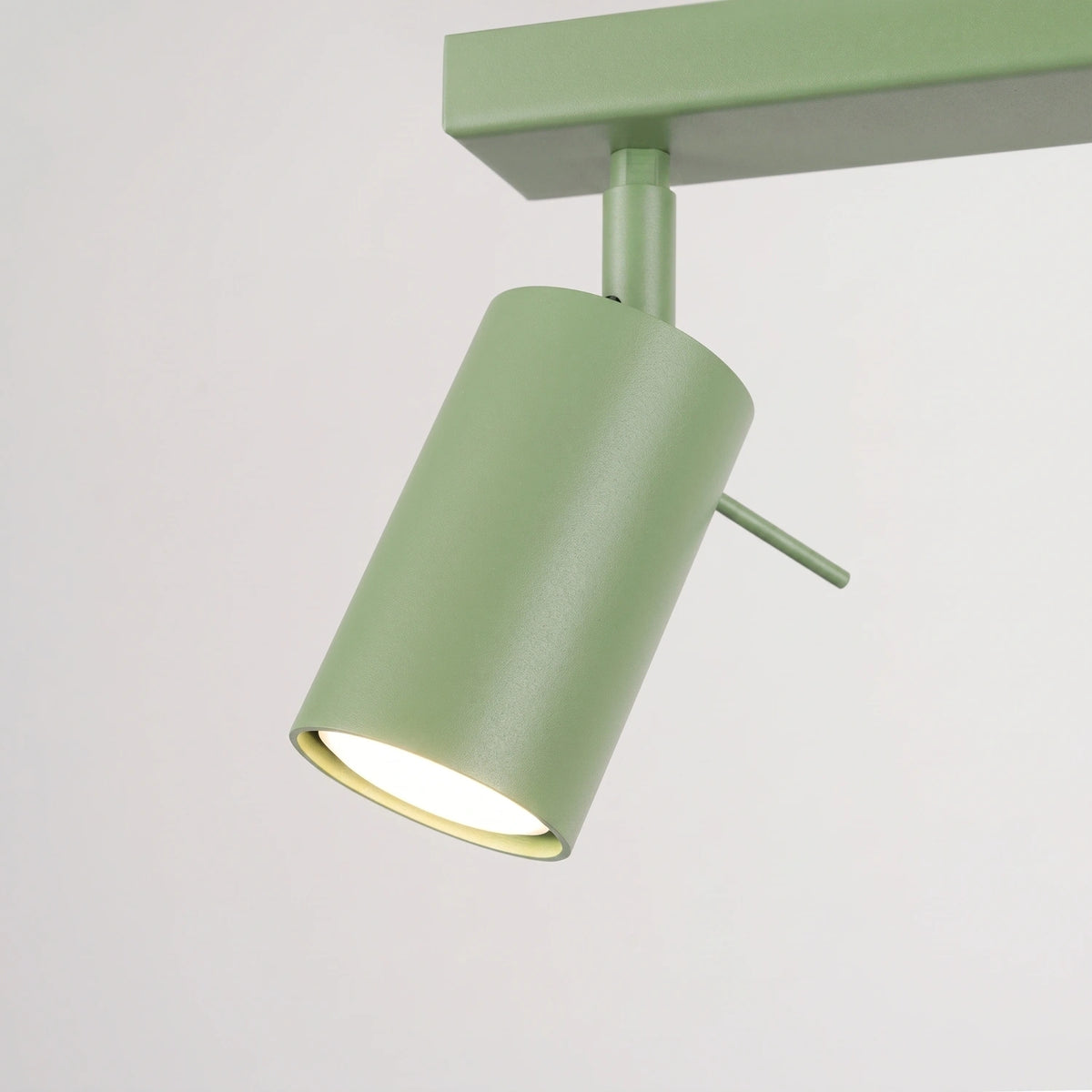 
Design Deckenlampe „Ring“ 2-flammig - Salbeigrün
