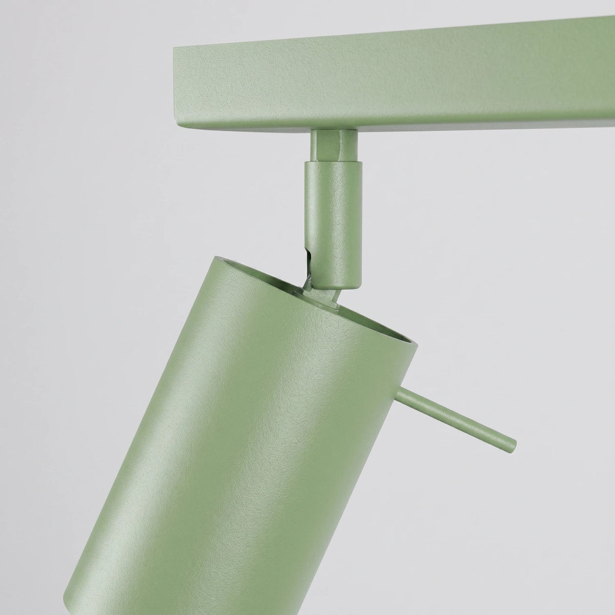 
Design Deckenlampe „Ring“ 4-flammig (linear) - Salbeigrün