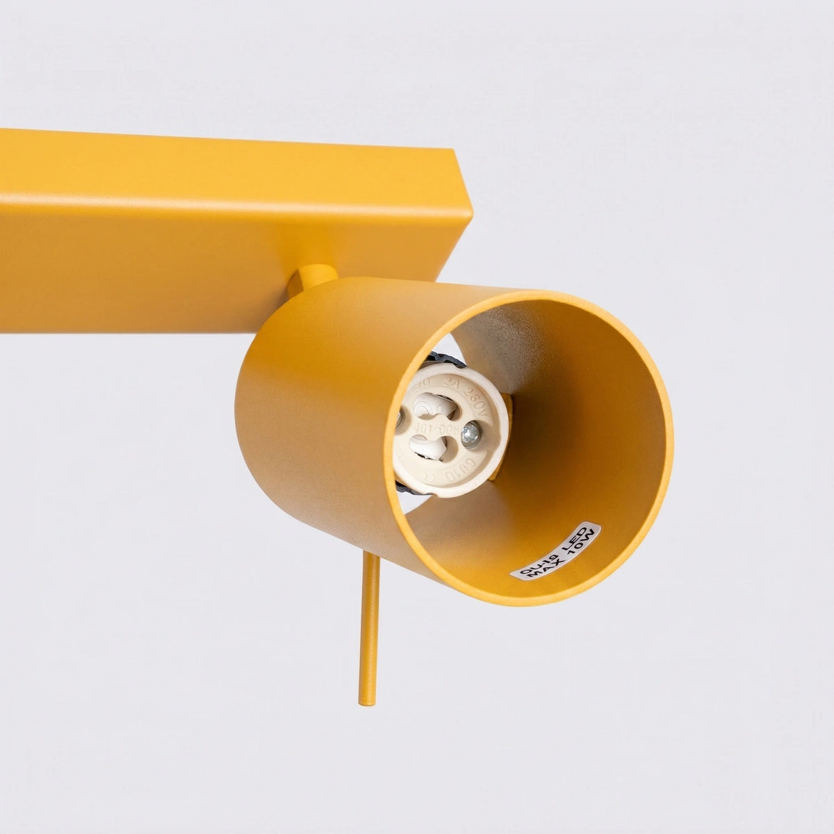 
Lampada da soffitto di design «Ring» a 3 luci - Giallo