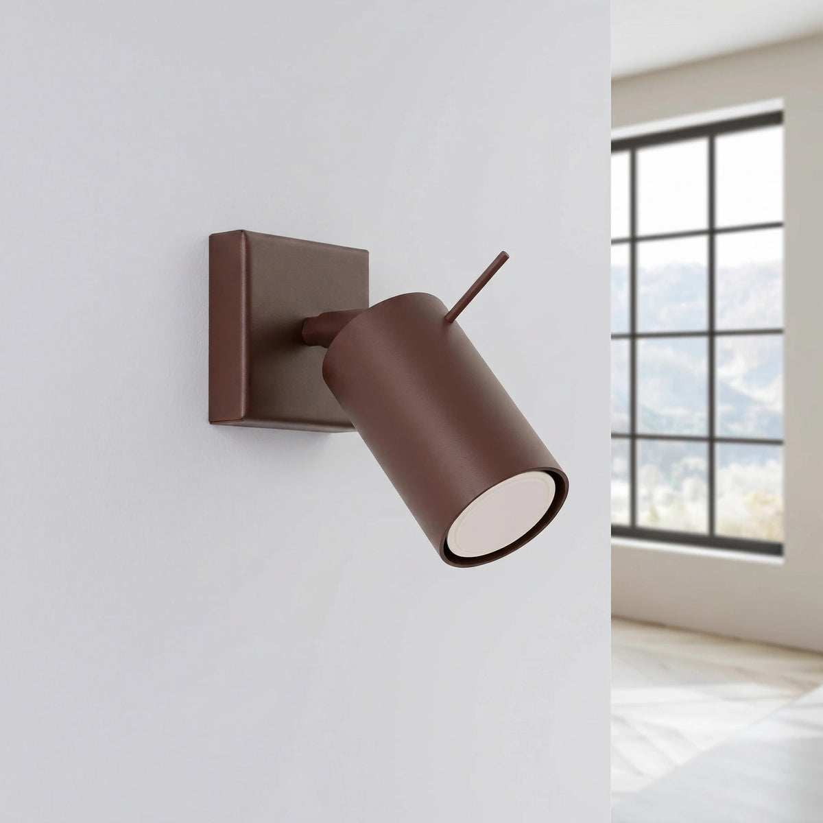 
Design Wandlampe „Ring“ - Braun