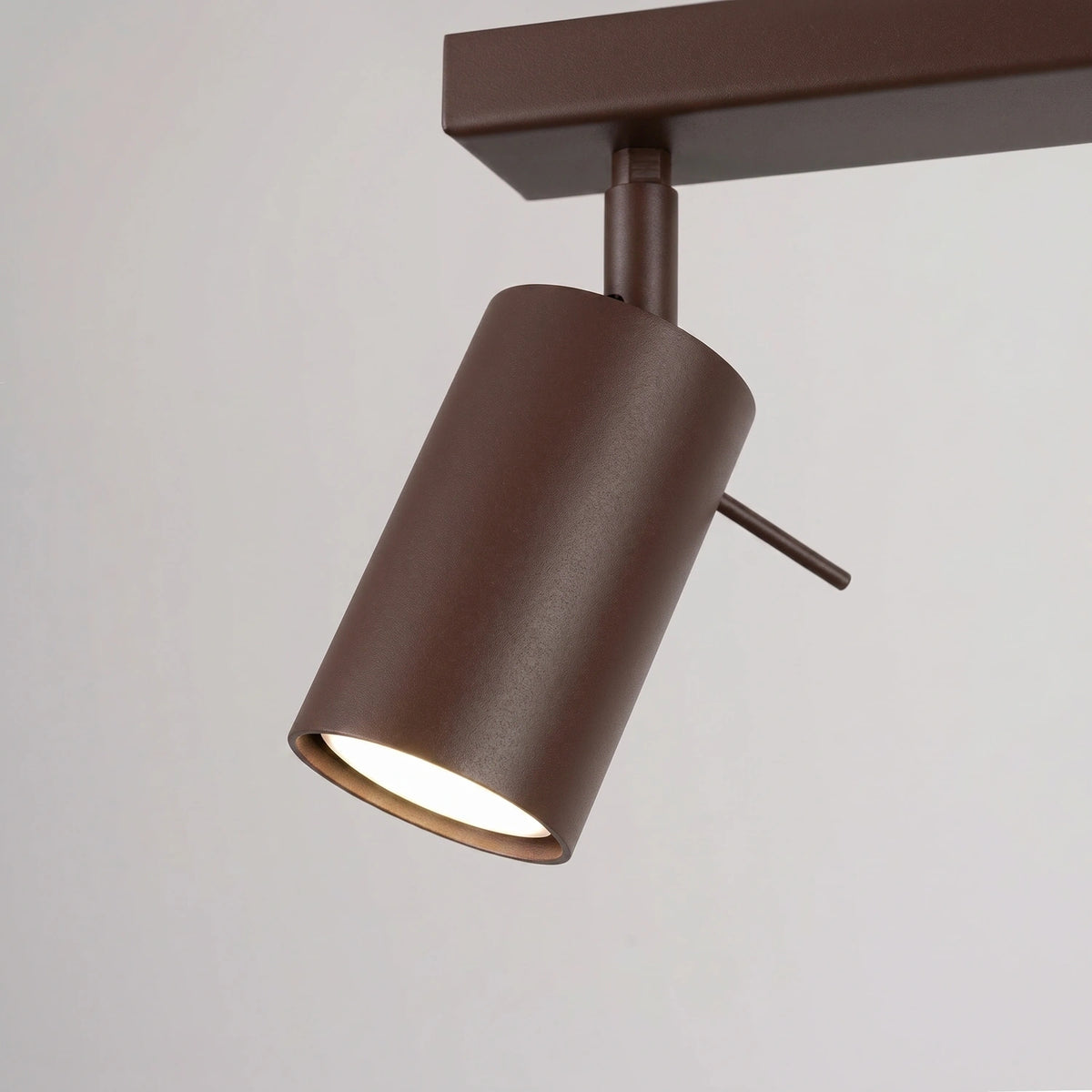
Design Deckenlampe „Ring“ 2-flammig - Braun