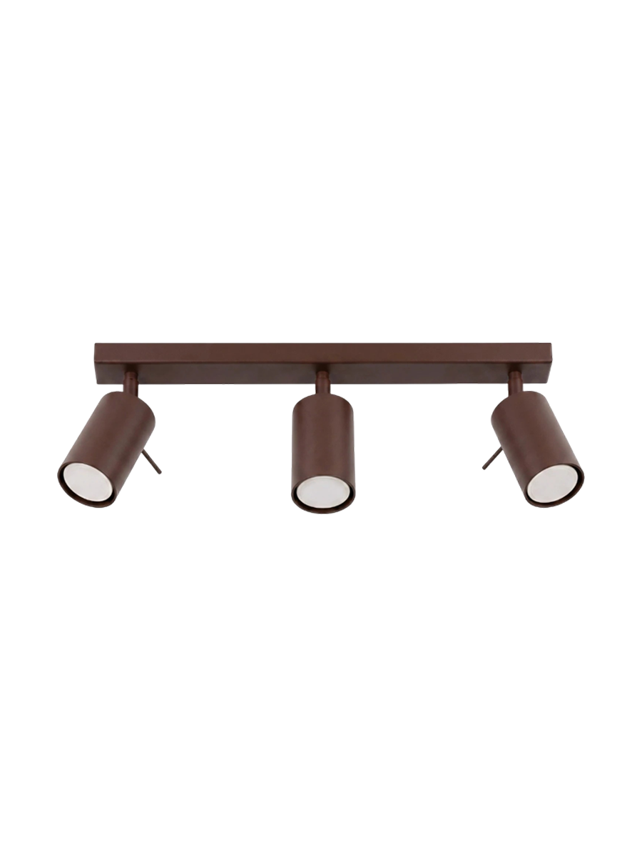 
Design Deckenlampe „Ring“ 3-flammig - Braun
