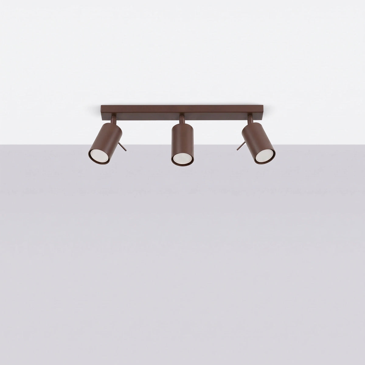 
Lampada da soffitto di design «Ring» a 3 luci - Braun