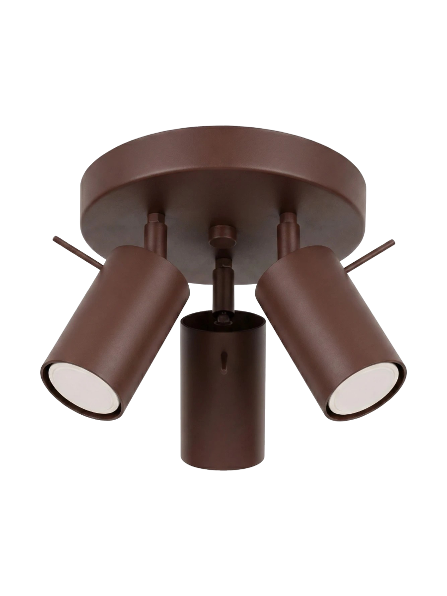 
Runde Design Deckenlampe „Ring“ 3-flammig - Salbeigrün