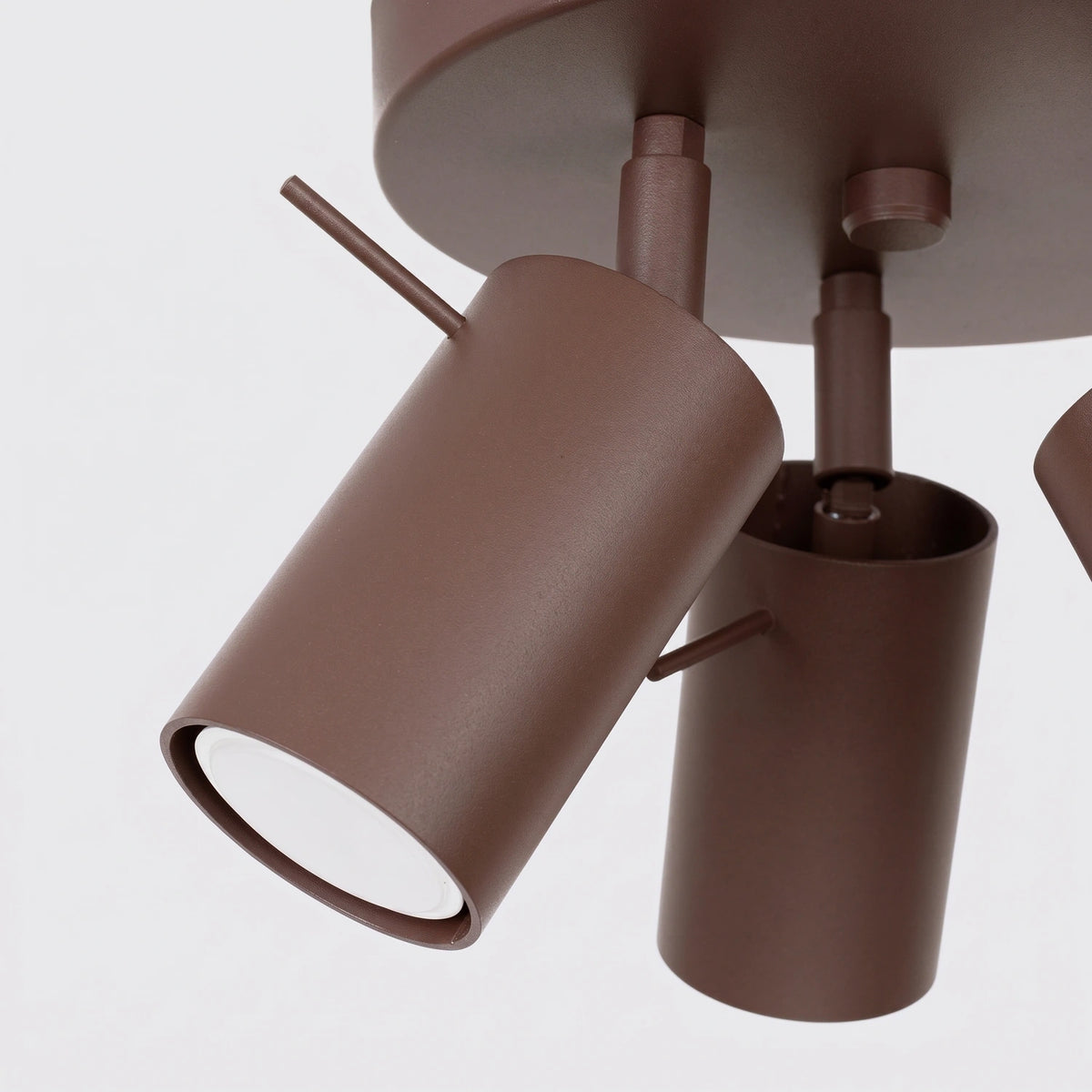 
Lampada da soffitto rotonda di design «Ring» a 3 luci - Braun