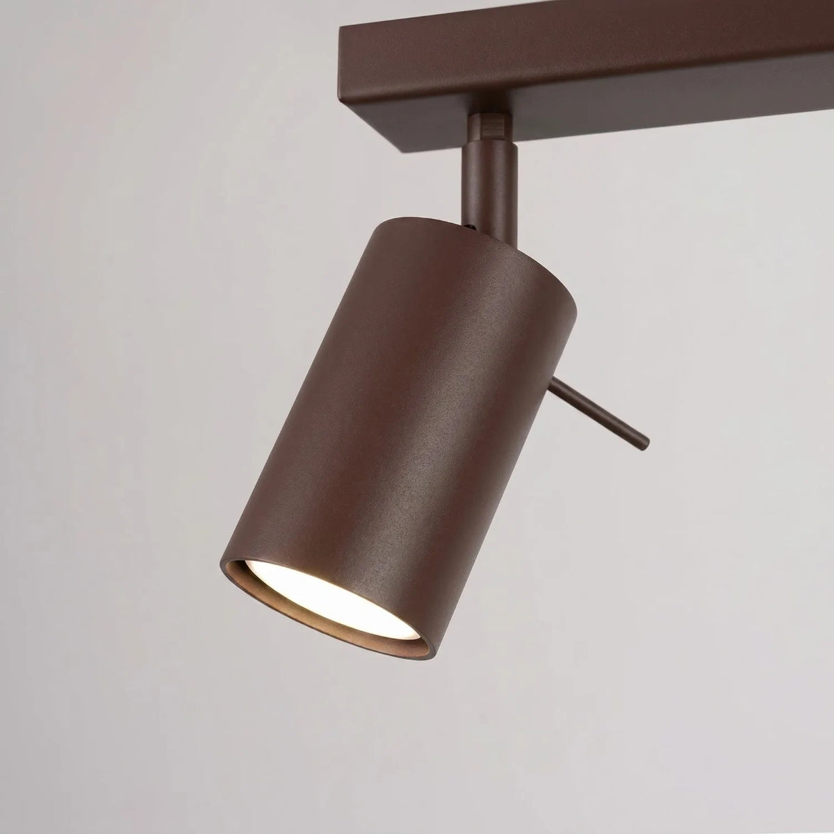 
Design Deckenlampe „Ring“ 4-flammig (linear) - Braun