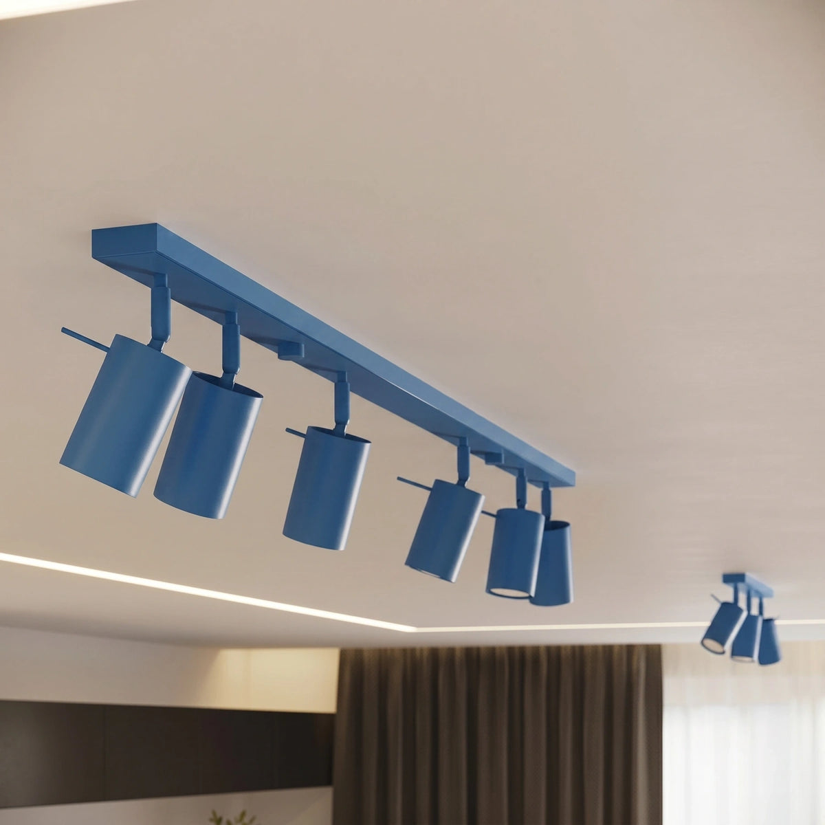
Lampada da parete di design «Ring» - Azzurro chiaro