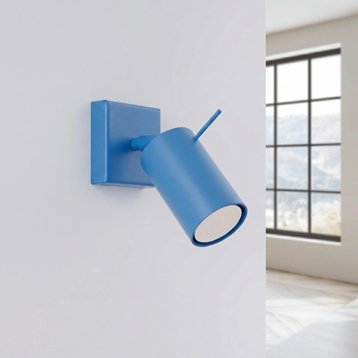 
Lampada da parete di design «Ring» - Azzurro chiaro