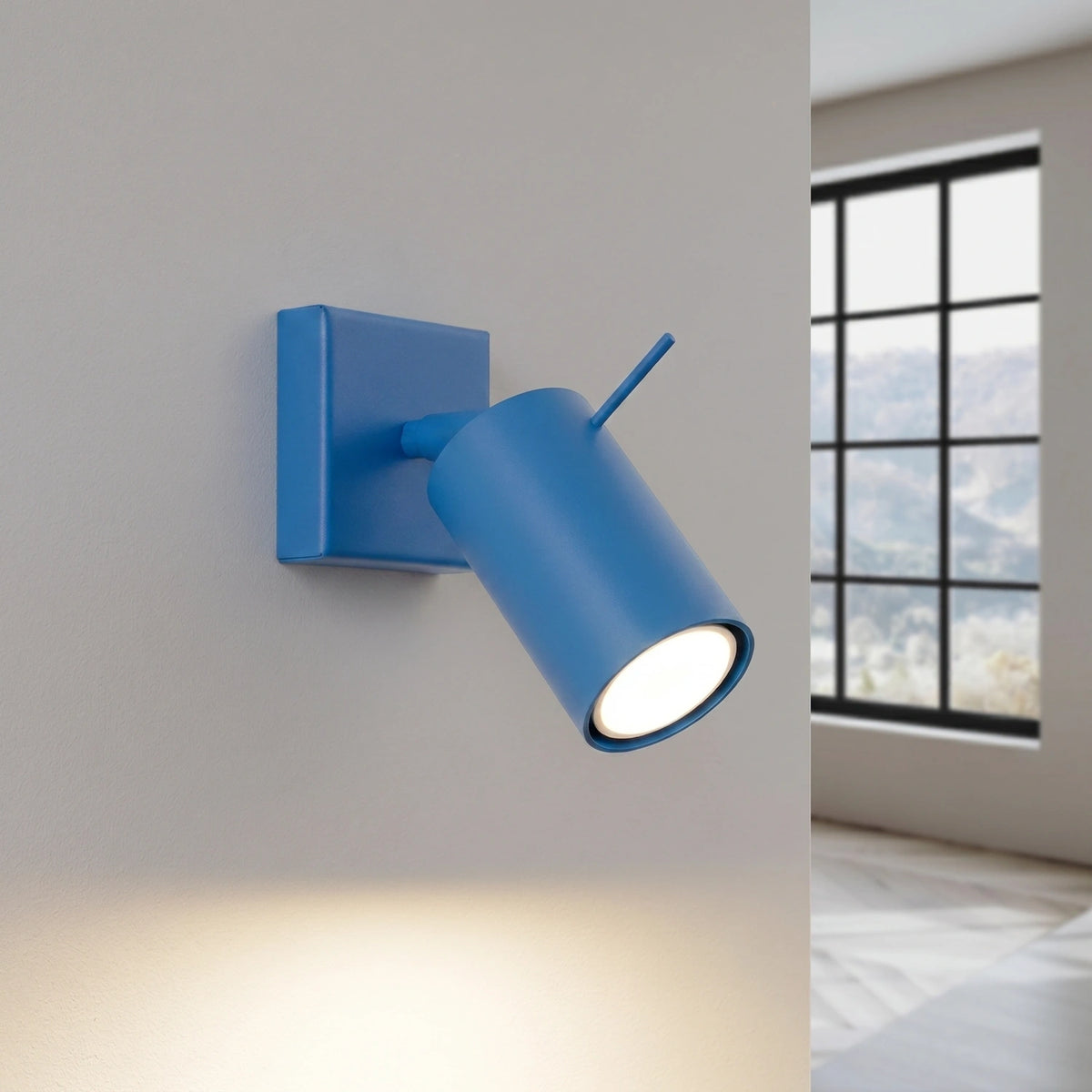 
Lampada da parete di design «Ring» - Azzurro chiaro