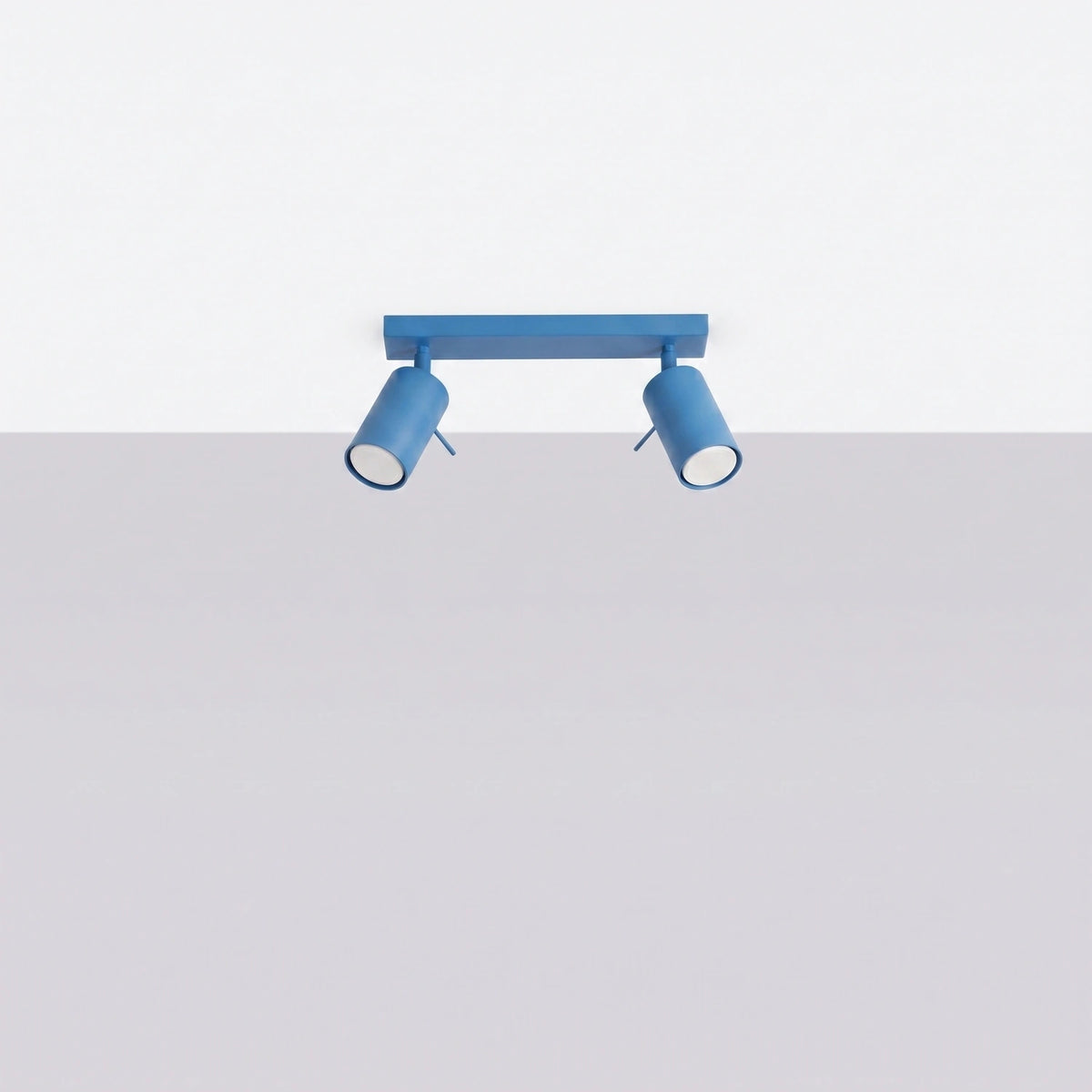 
Lampada da soffitto di design «Ring» a 2 luci - Azzurro chiaro