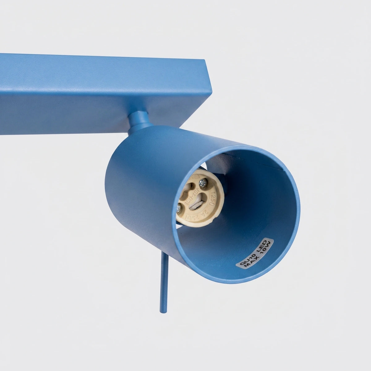 
Design Deckenlampe „Ring“ 3-flammig - Hellblau