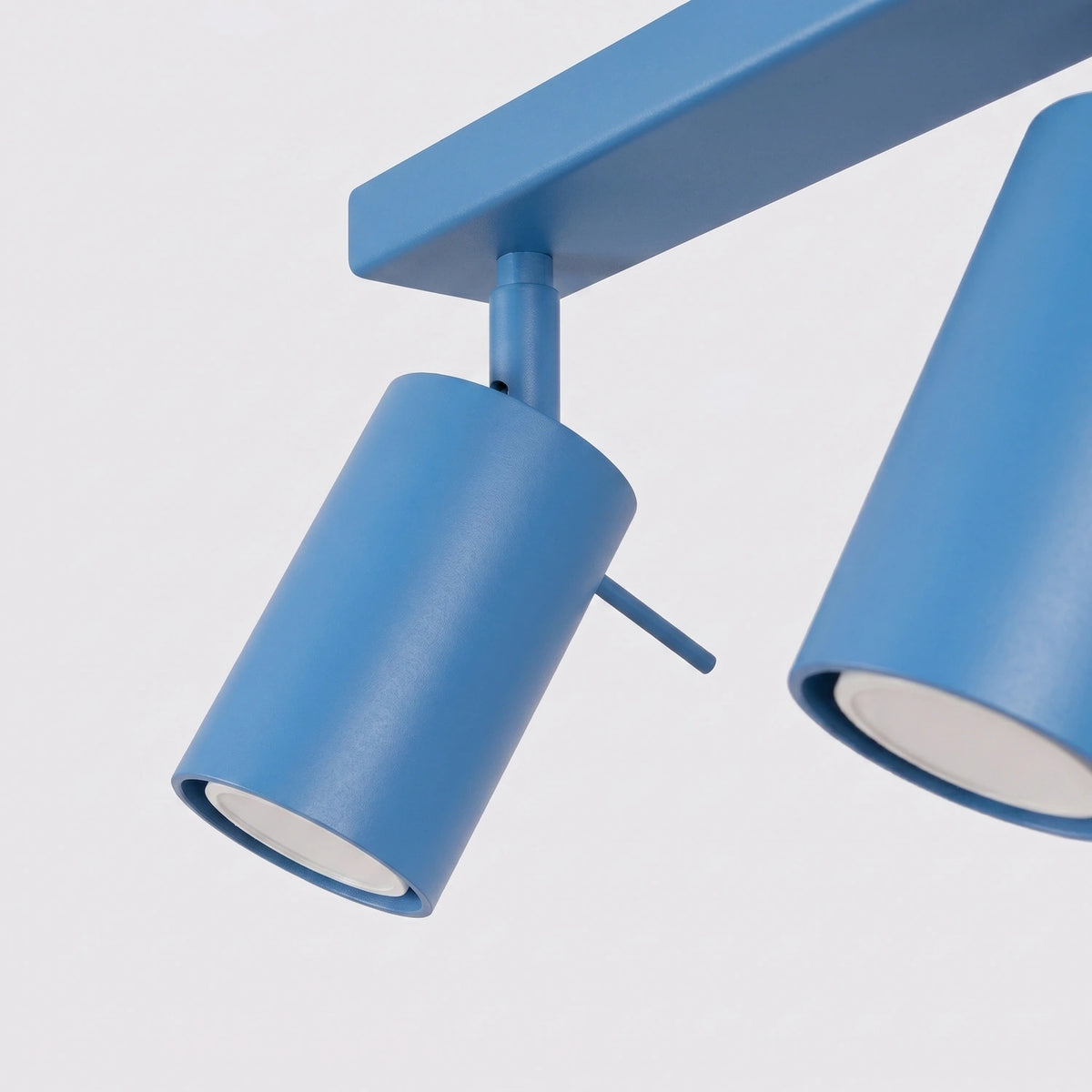
Lampada da soffitto di design «Ring» a 6 luci (lineare) - Azzurro chiaro