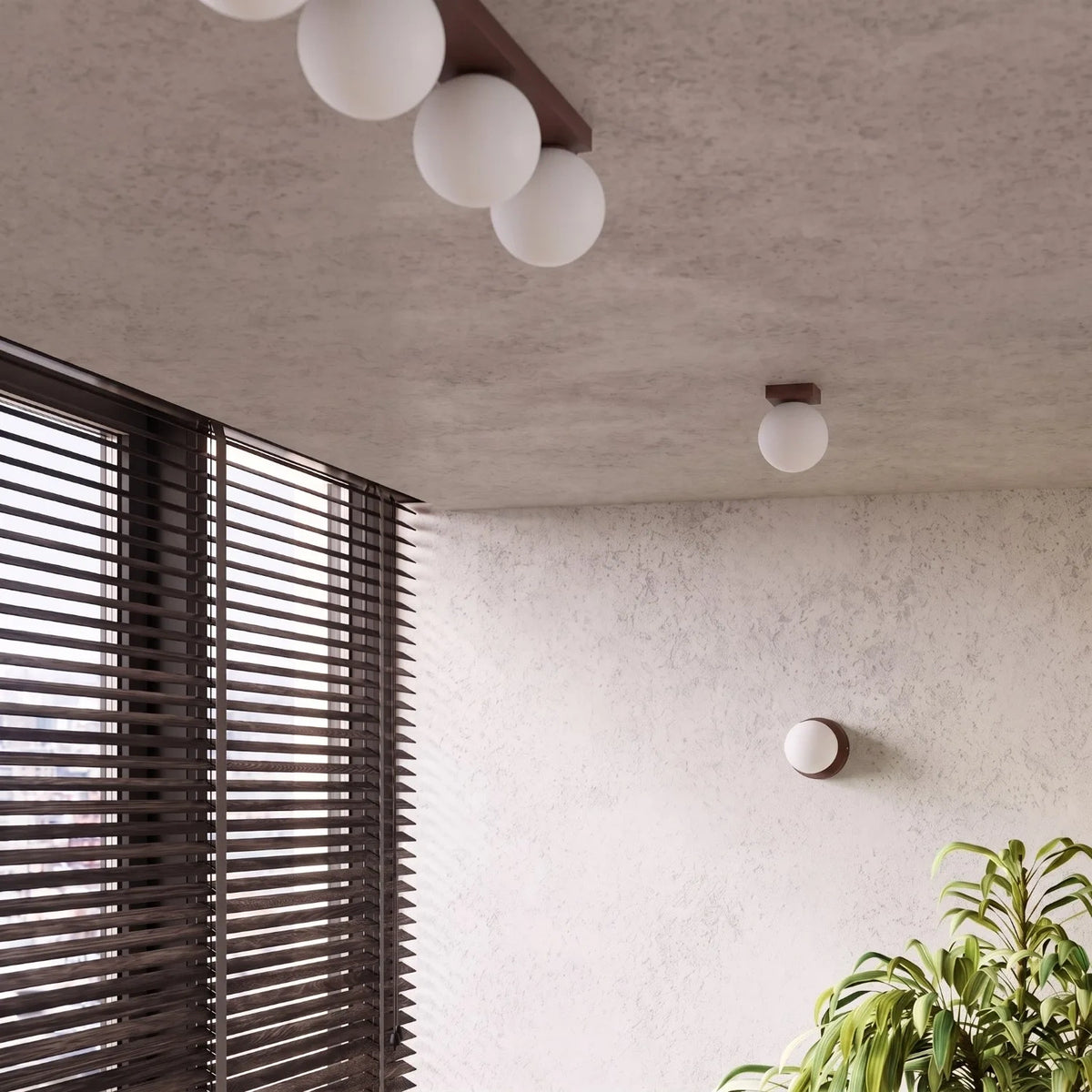 
Lampada da parete di design «Yoli» - Braun