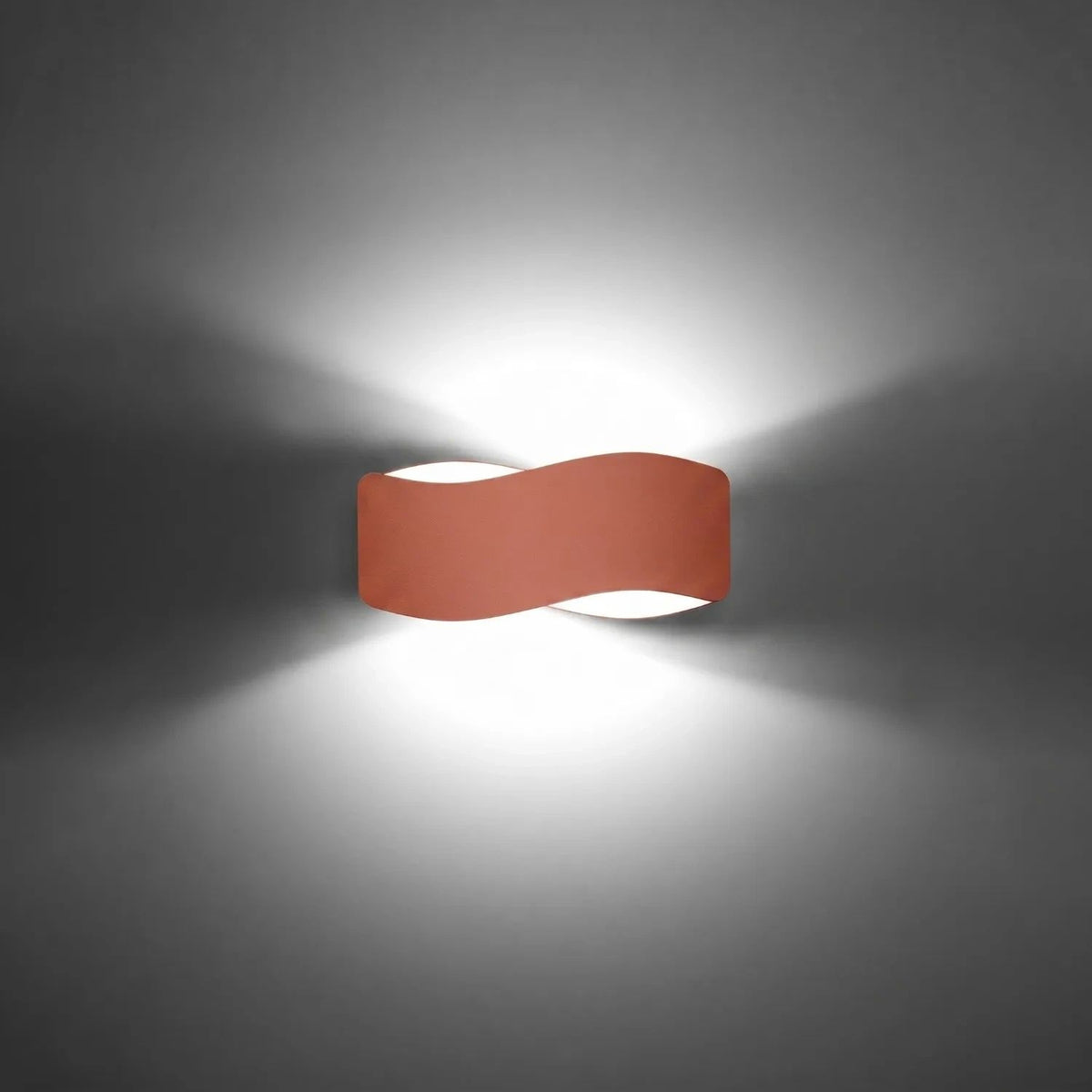 
Design Wandlampe „Tila“ 30 - Ockerrot