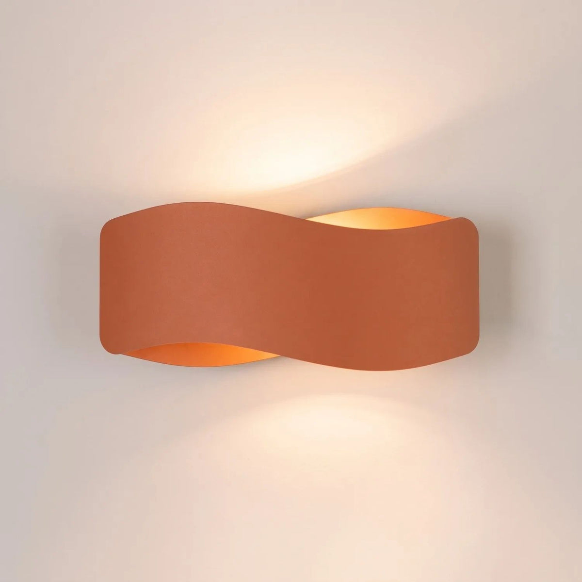 
Design Wandlampe „Tila“ 30 - Ockerrot