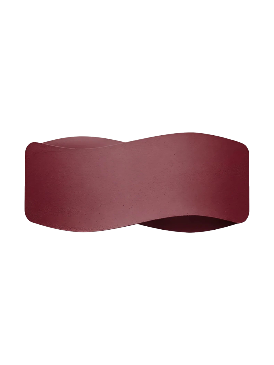 
Design Wandlampe „Tila“ 30 - Burgundrot