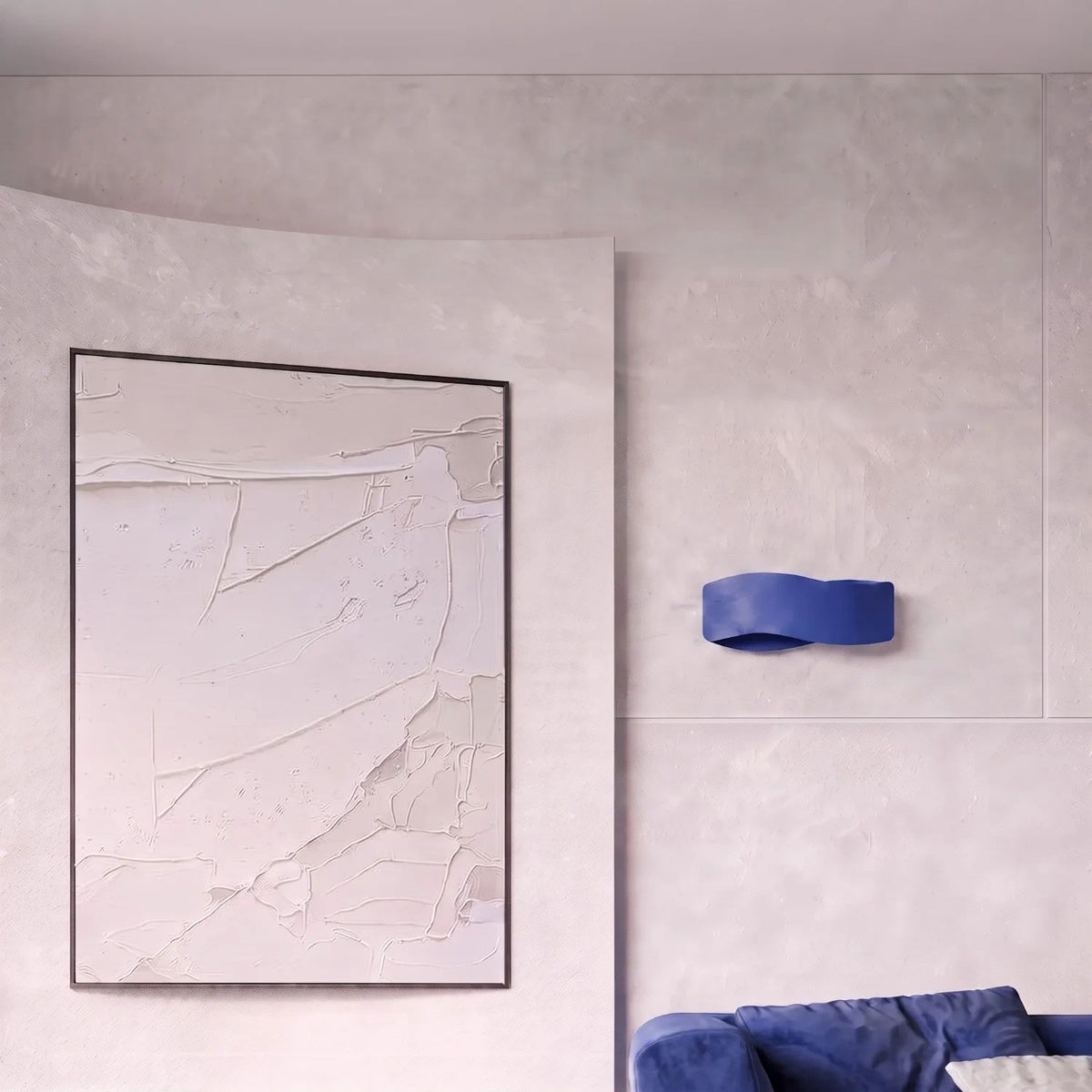 
Design Wandlampe „Tila“ 30 - Ultramarin