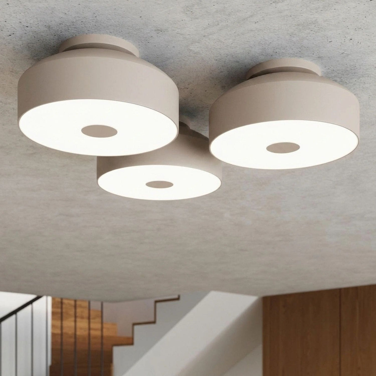 
Design Deckenlampe „Omiq“ - Taupe