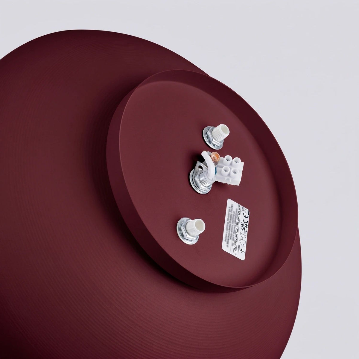 
Design Deckenlampe „Omiq“ - Burgundrot