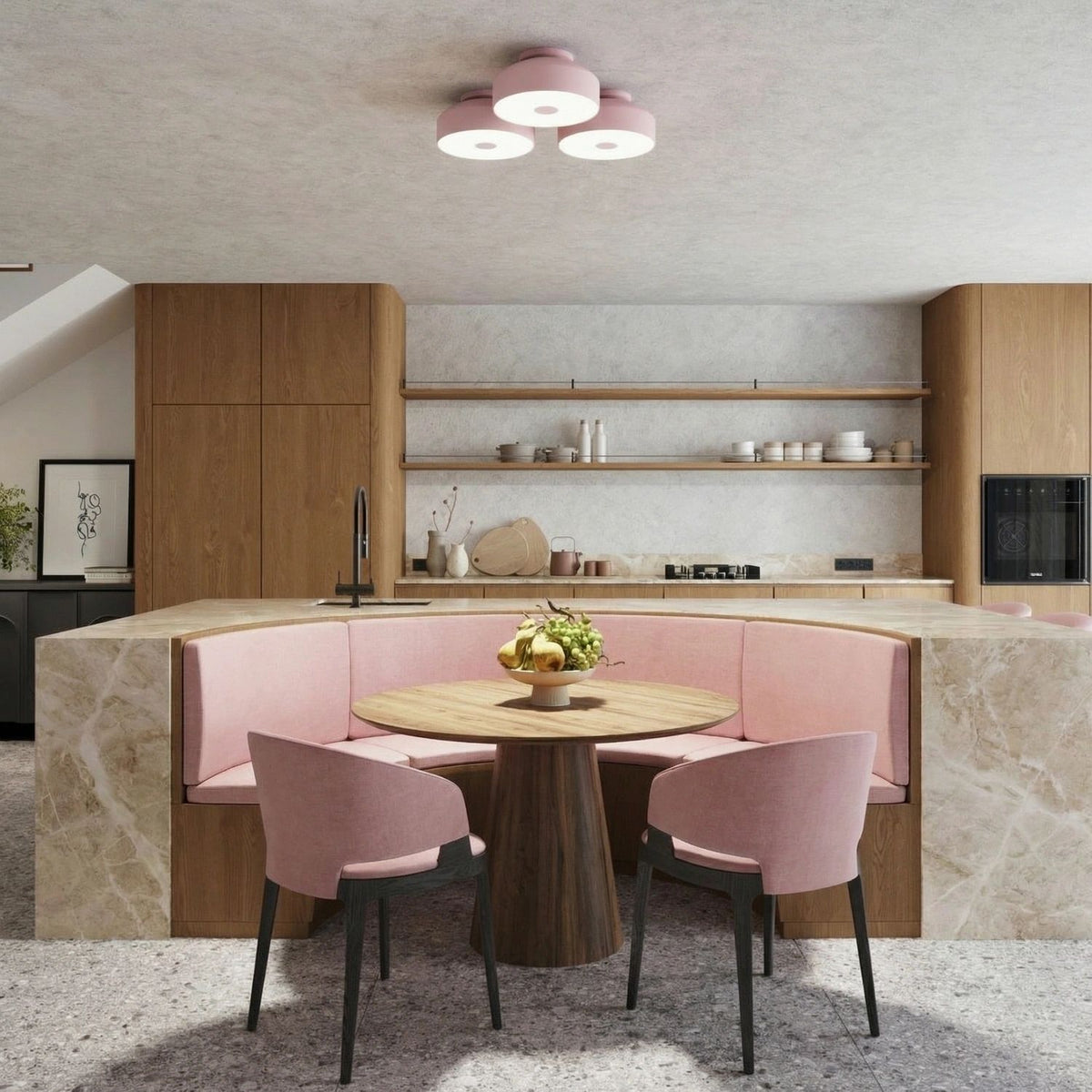 
Design Deckenlampe „Omiq“ - Rosa