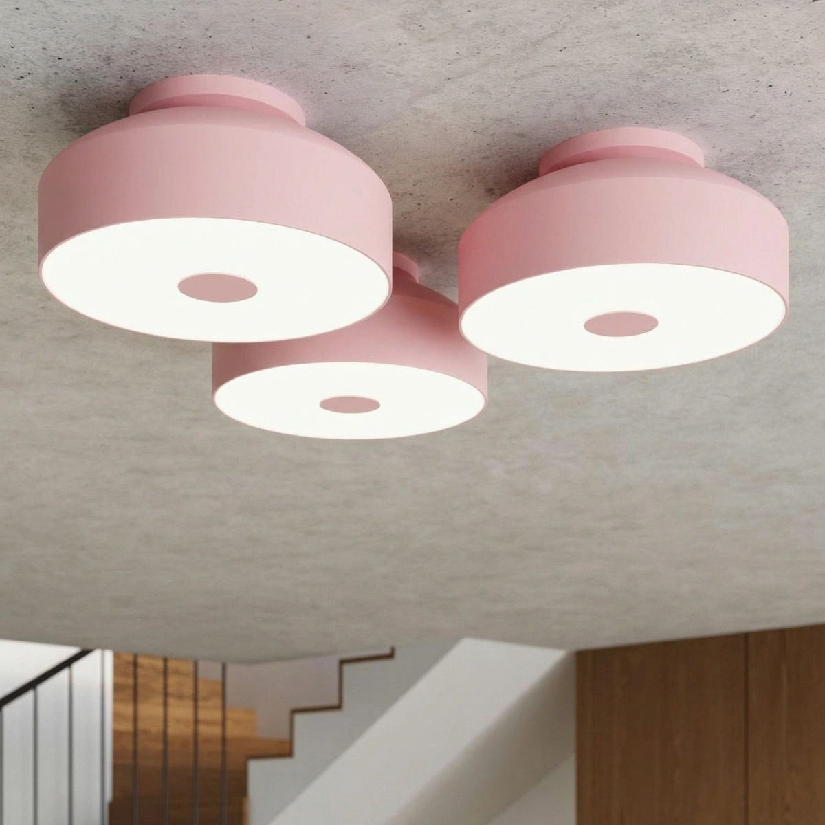 
Design Deckenlampe „Omiq“ - Rosa