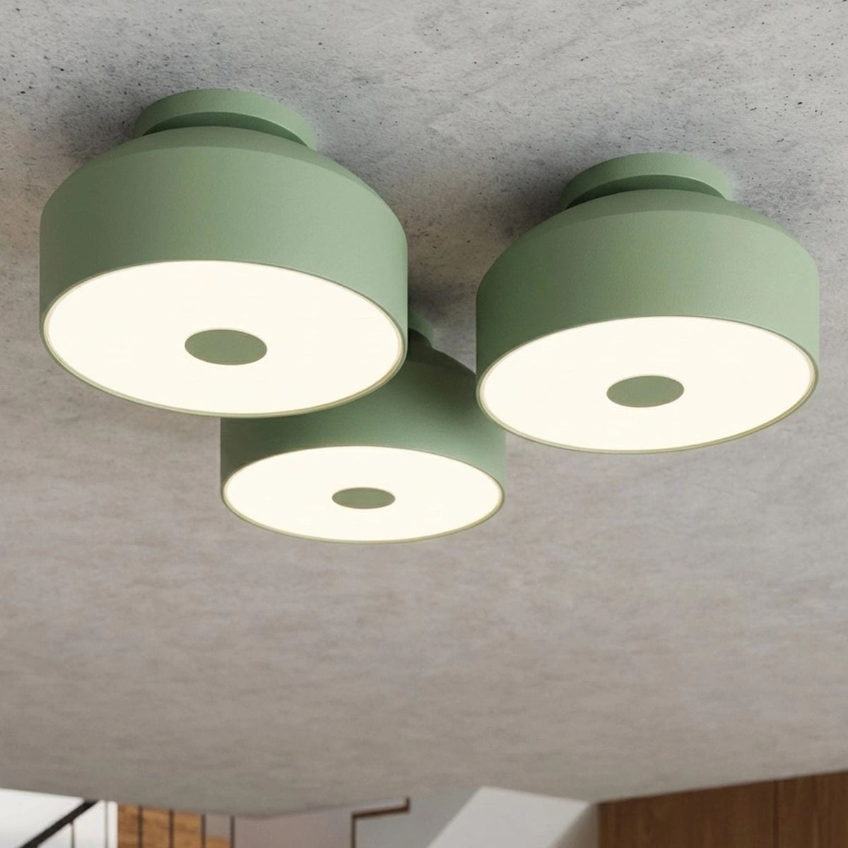 
Design Deckenlampe „Omiq“ - Salbeigrün