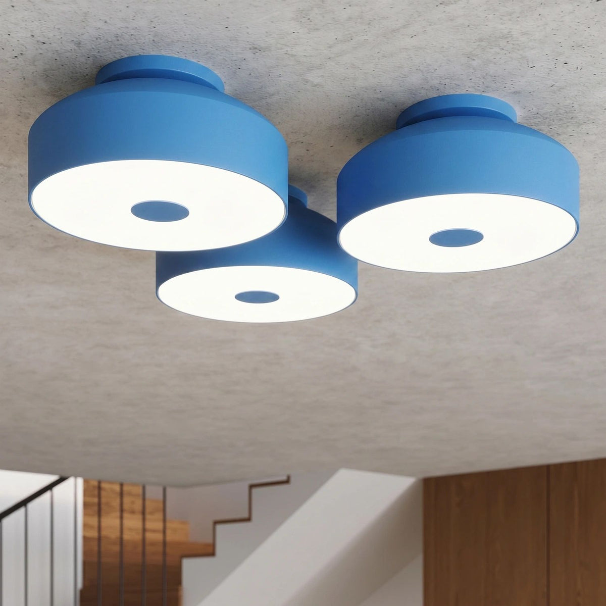 
Lampada da soffitto di design “Omiq” - Azzurro chiaro