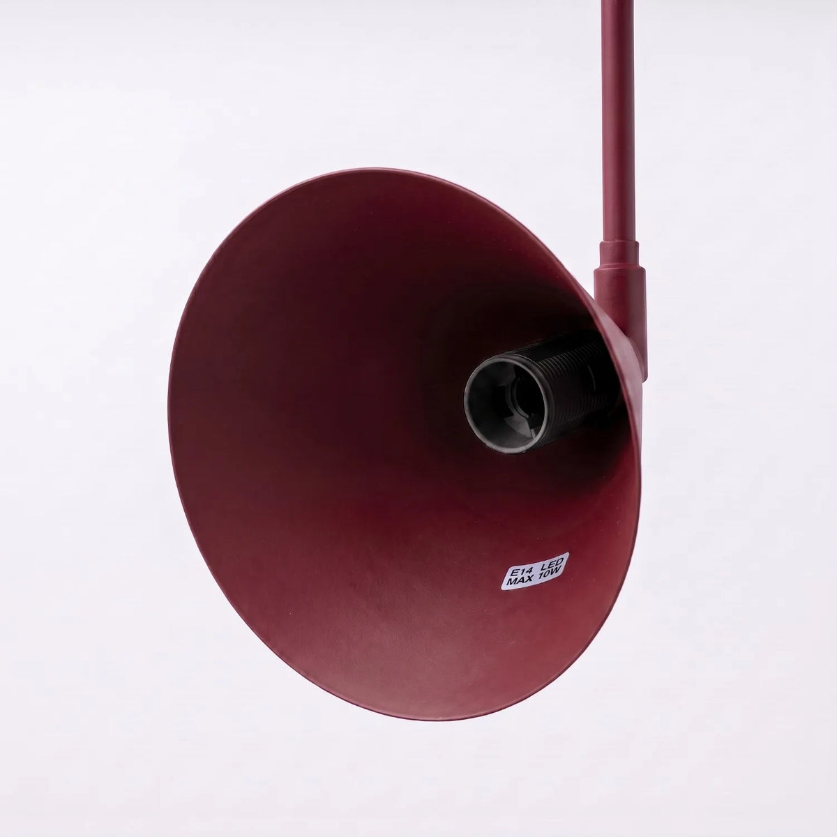 
Lampada da parete di design «Nox» - Rosso bordeaux